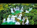 Ban gioc  the greatest waterfall of both vietnam and china  the best ever view by drone