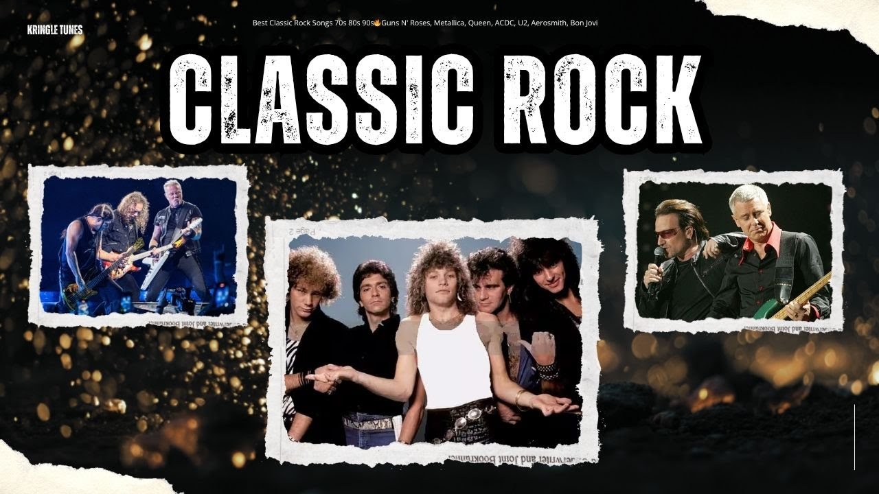 Greatest Classic Rock Songs Ever 🎸 Queen, Guns N' Roses, Bon Jovi, Metallica, AC/DC, Aerosmith