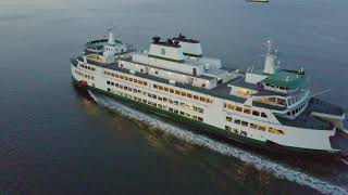 Chasing the ferry - Whidbey island Mukilteo - Seattle 4K