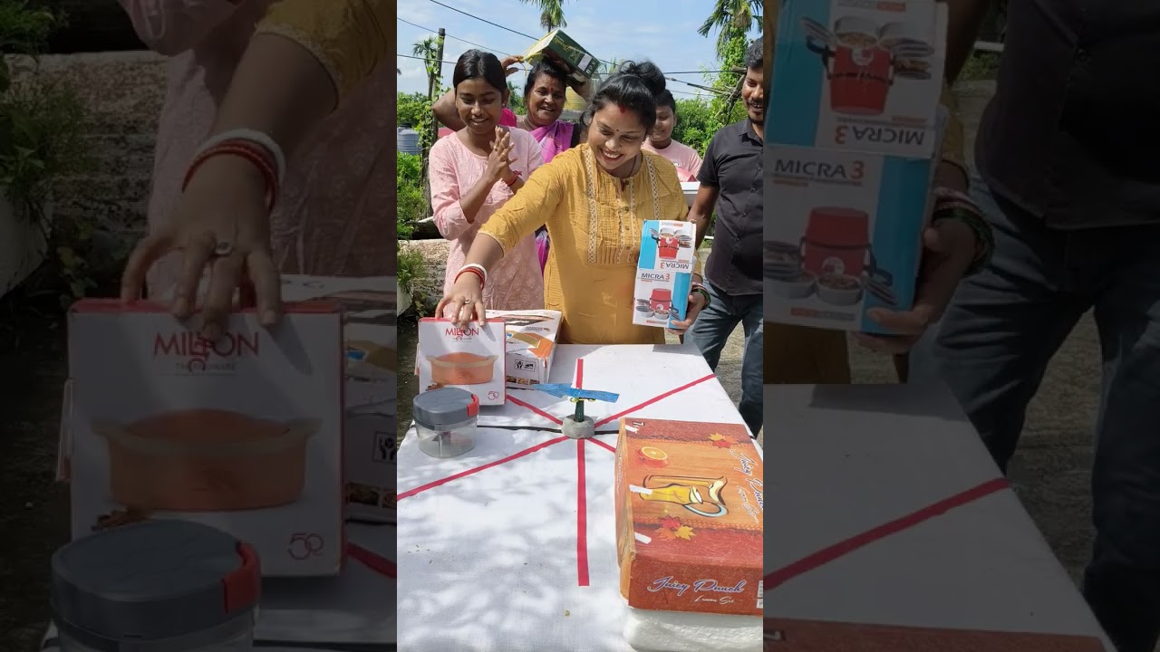 Gift box challange video 