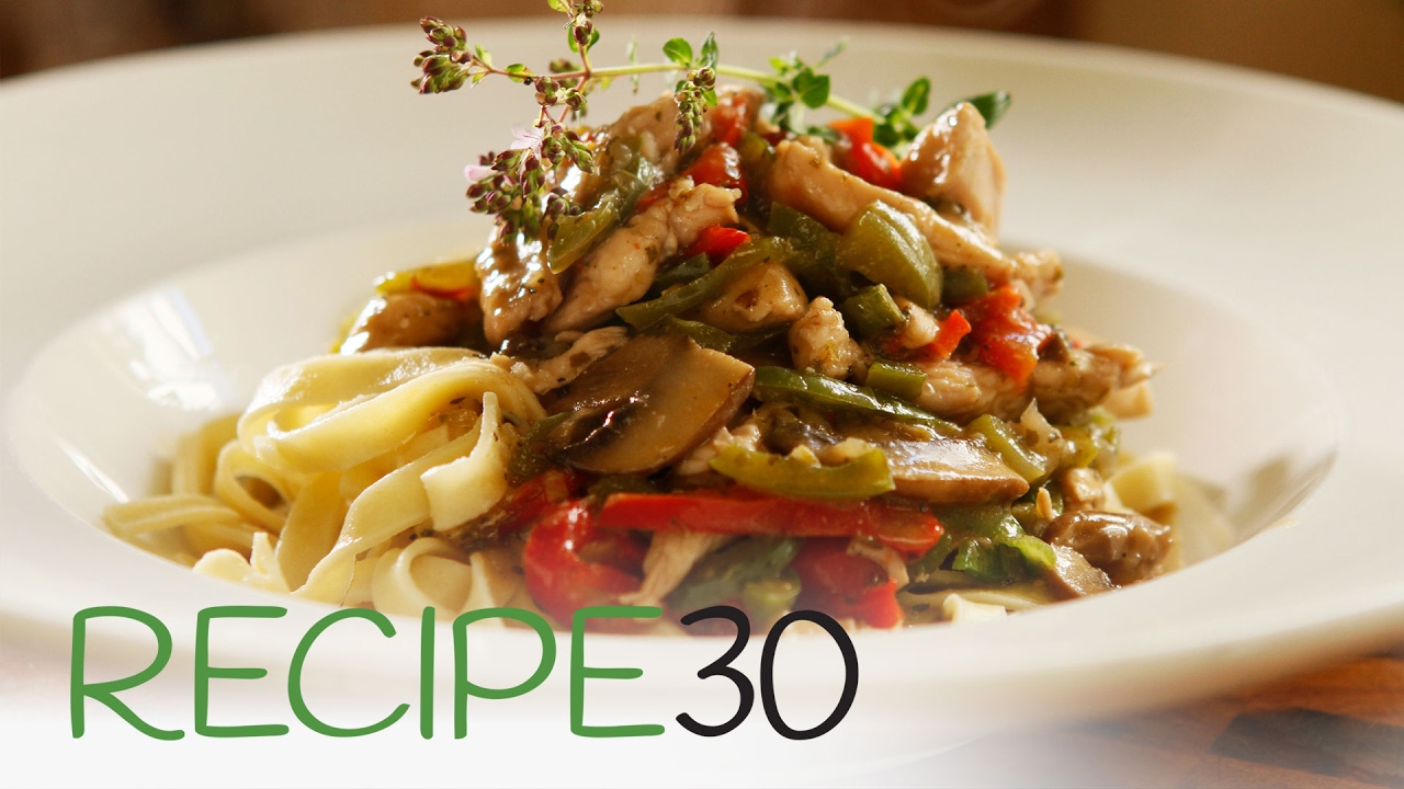 Chicken a la King with an Italian twist - By RECIPE30.com