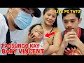 Baby Vincent first Morning in Pampanga