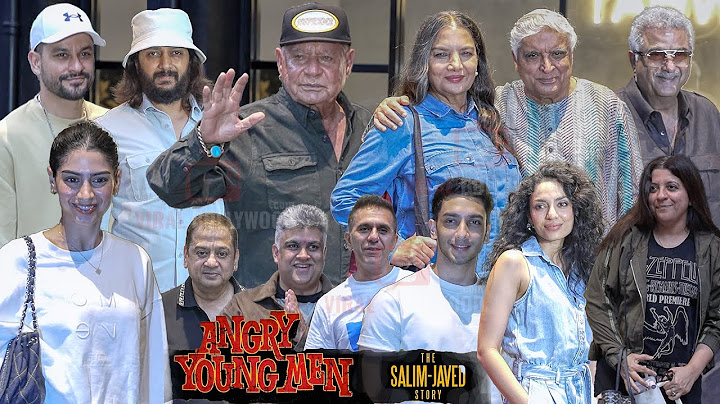 UNCUT - Angry Young Men’s Special Screening | Salim Khan, Javed Akhtar, Riteish Deshmukh, Zoya