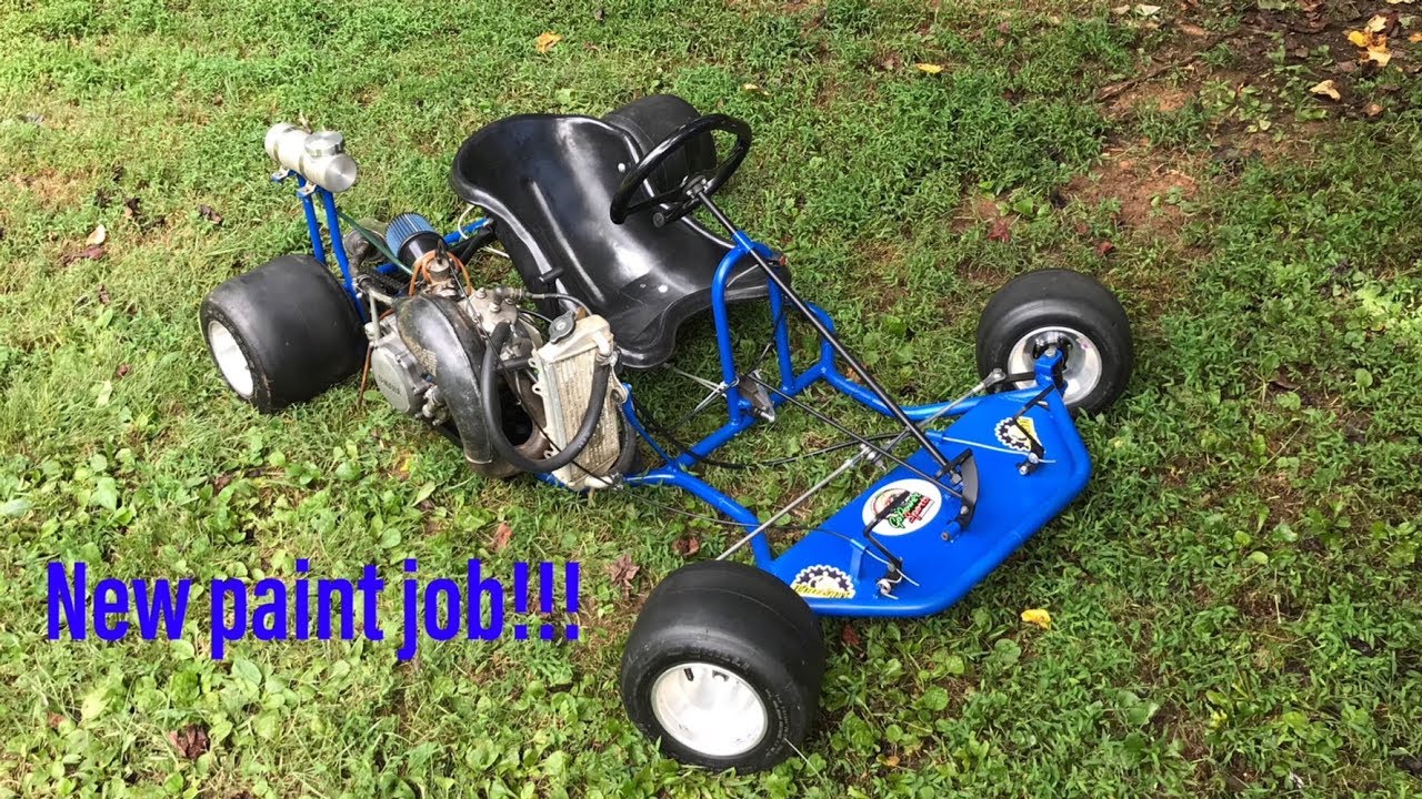 Painting the YZ85 Shifter Kart!!! YouTube