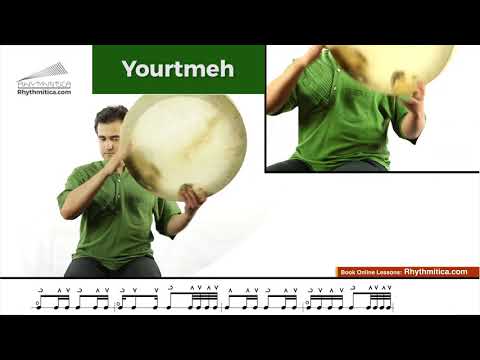 Daf Lessons Maqams Yourtmeh آموزش دف مقام یورتمه 