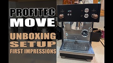 Profitec Move Unboxing, Setup, and First Use!