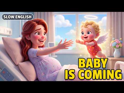 Baby is coming...What Happens When a Baby Arrives?👶😨| Slow English (Level A2) |