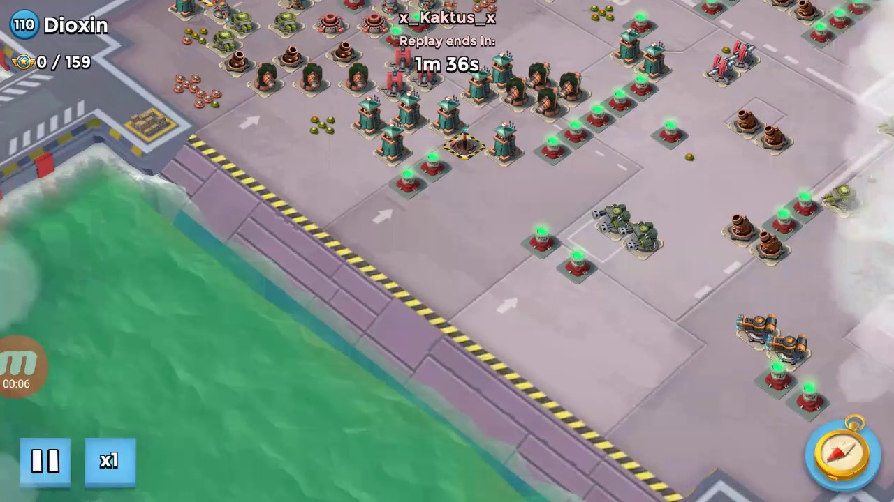Boom Beach Stronghold 159 Dioxin AZ Brick Solo (0.874M/337%)