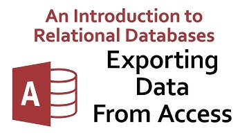 How to Easily Export Data from MS Access