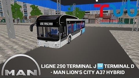 PROTON BUS SIMULATOR : LIGNE 290 TERMINAL J ➡️ TERMINAL D - MAN LION
