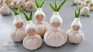 🧄 ЧЕСНОЧНАЯ СЕМЬЯ 🧄 DIY GARLIC BABIES 🧄