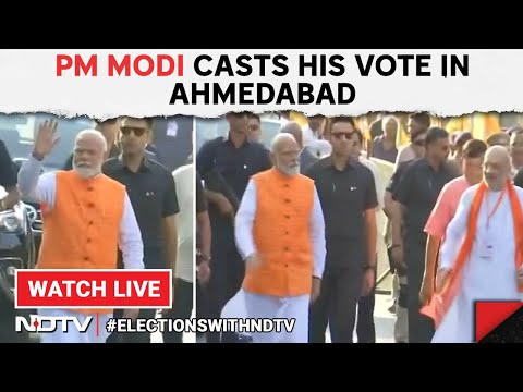 PM Modi Casts His Vote In Ahmedabad | Lok Sabha Elections 2024 @NDTV