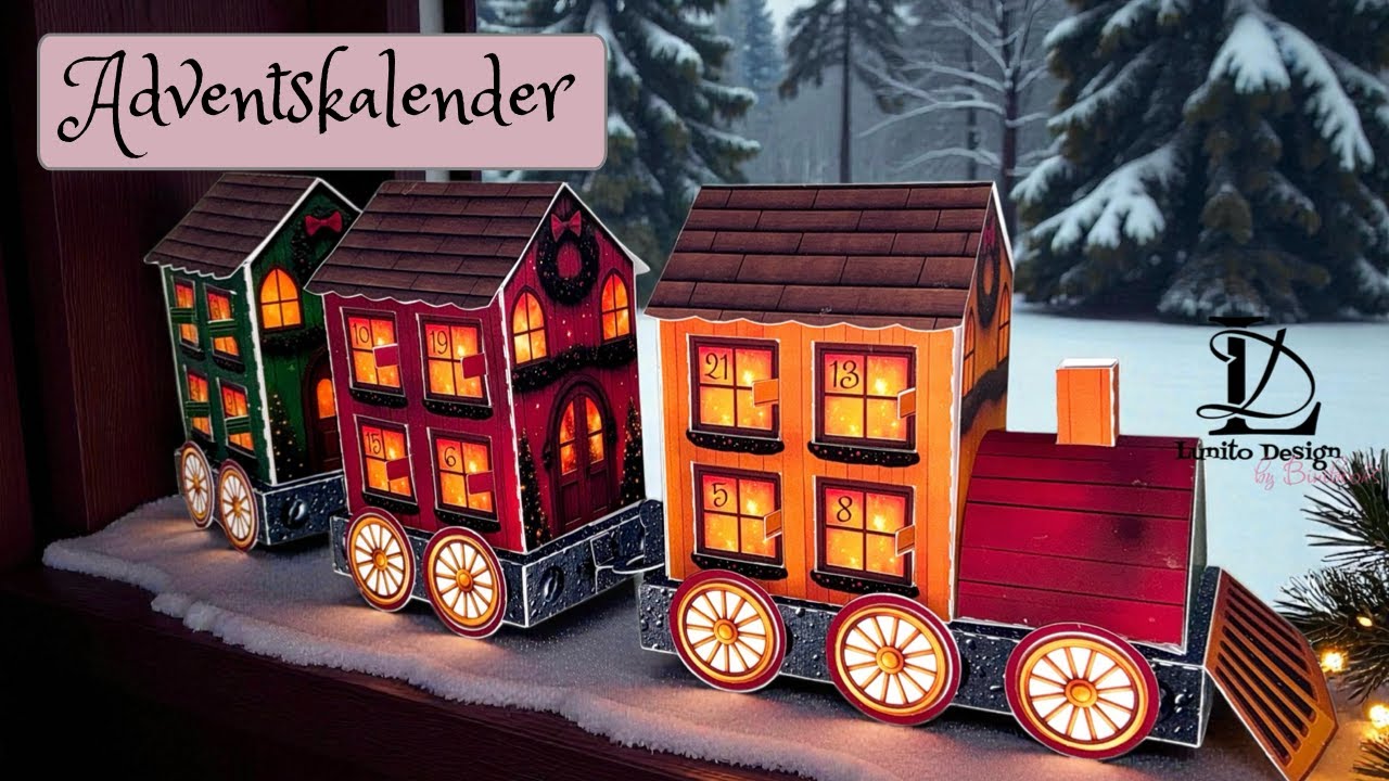 DIY * Adventskalender * Weihnachtszug * Weihnachten  * Tutorial