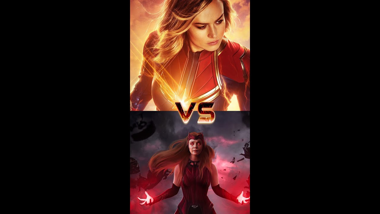 Bruja escarlata vs Capitana marvel ¿Quién es mas poderosa? - YouTube