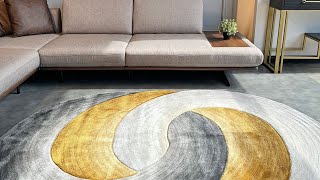 "Unveiling Unique Handcrafted Rugs for Your Home" CIRCLE 007 F
