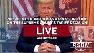 REPLAY: President Trump Hosts a Press Briefing on the Supreme Court’s Tariff Decision - 02/20/26