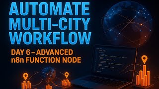 Automate Multi-City Workflow : Day 6 - Advanced n8n Function Node