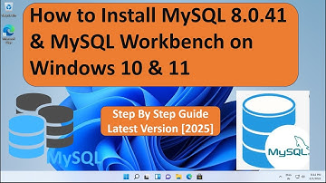 How to Install MySQL 8.0.41 Server & MySQL Workbench on Windows 10/11 !! Step by Step Guide [2025]