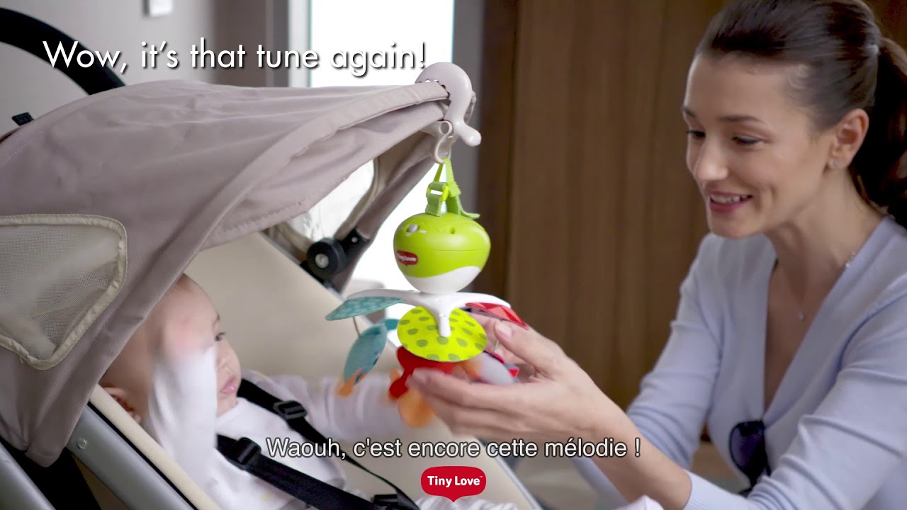 Mobile De Voyage Bebe Dans La Prairie De Tiny Love Youtube
