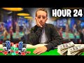 I Played Poker for 24 Hours Straight (+$3,000)