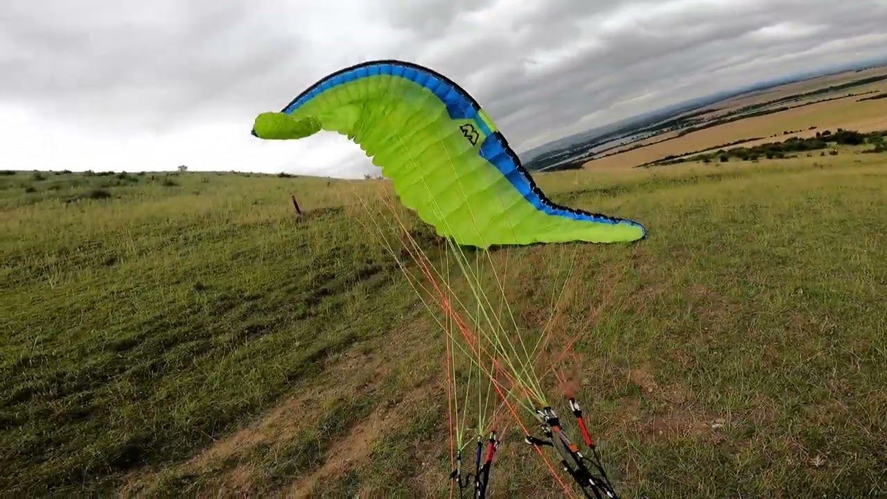 Paragliding - Raná 8. 7. 2022 - Příliš větrno [2,7k@60fps]