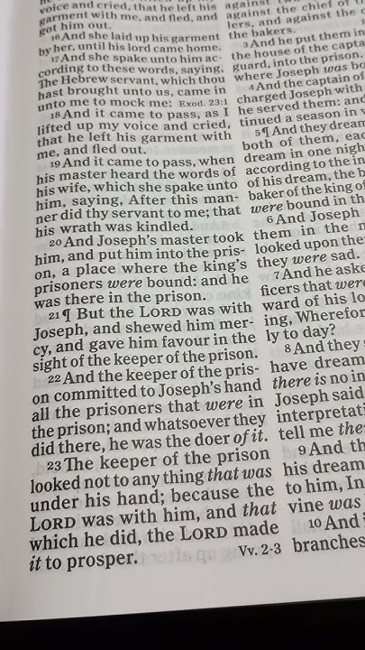 Bible Reading Genesis Chapter 39 Verse 20 23 bible biblereading bible-reading-genesis-chapter-39-verse-20-23-bible-biblereading