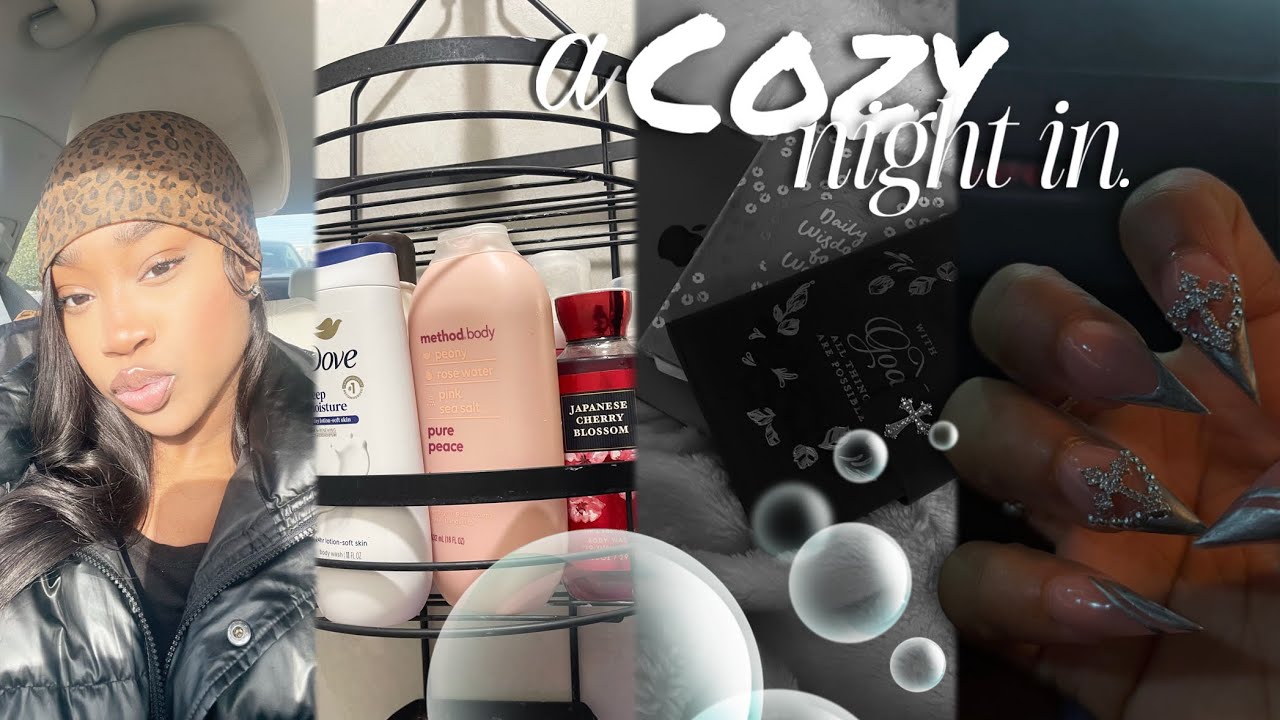 COZY & PRODUCTIVE NIGHT ROUTINE ✨ | skin care , cooking , shower routine + new habits !