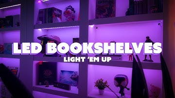 A Guide to PERFECT LED Bookshelf Lighting: My Secret revealed 👀