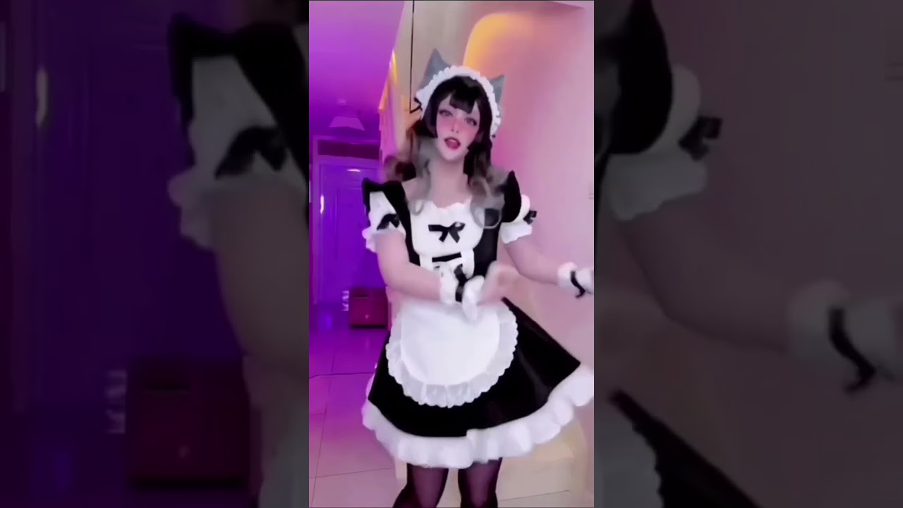 Black guy dancing in maid dress meme 