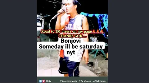 BONJOVI - SOMEDAY ILL BE SATURDAY NIGHT - MARK MADRIAGA COVER