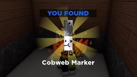 How to get COBWEB marker in FIND THE MARKERS Roblox [ Updated 2025 ]