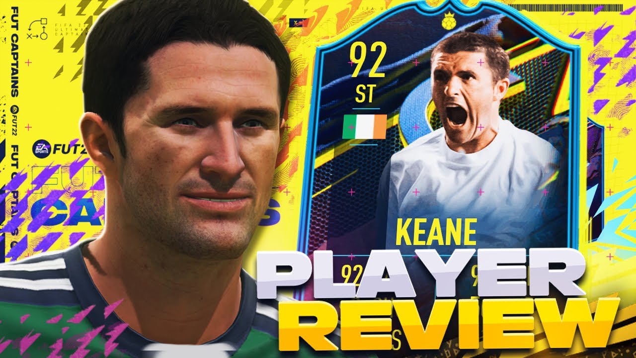 ERA UM TERROR NO INICIO DO JOGO, E AGORA?! KEANE 92 - CAPTAIN HERO | PLAYER REVIEW I FIFA 22 UT