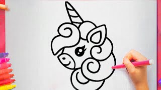 Come Disegnare Un Unicorno Kawaii Facile Per Bambini