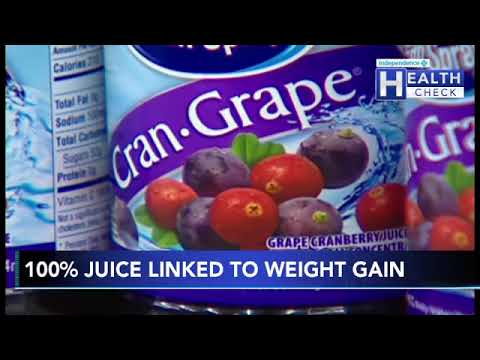 Weight gain in children and adults linked to 100% fruit juice, study says