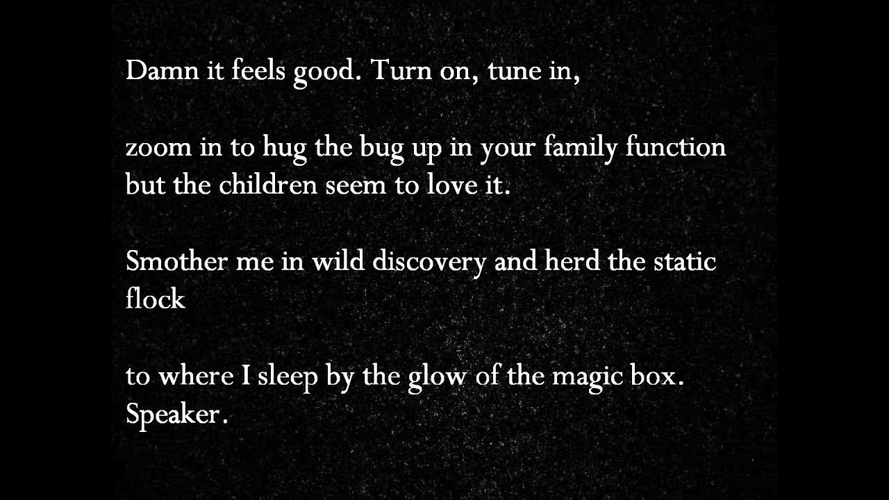 Aesop Rock Basic Cable (Official Lyrics) YouTube