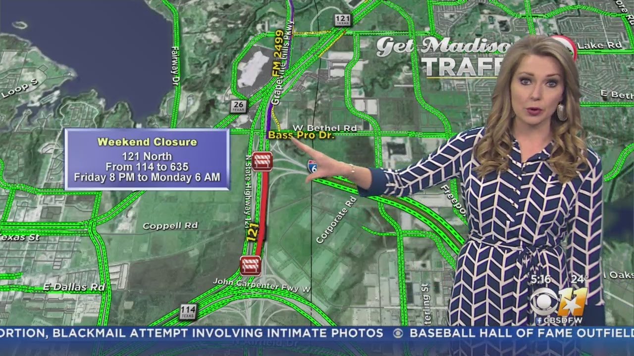 Construction Closes Northbound 121 In Grapevine This Weekend YouTube
