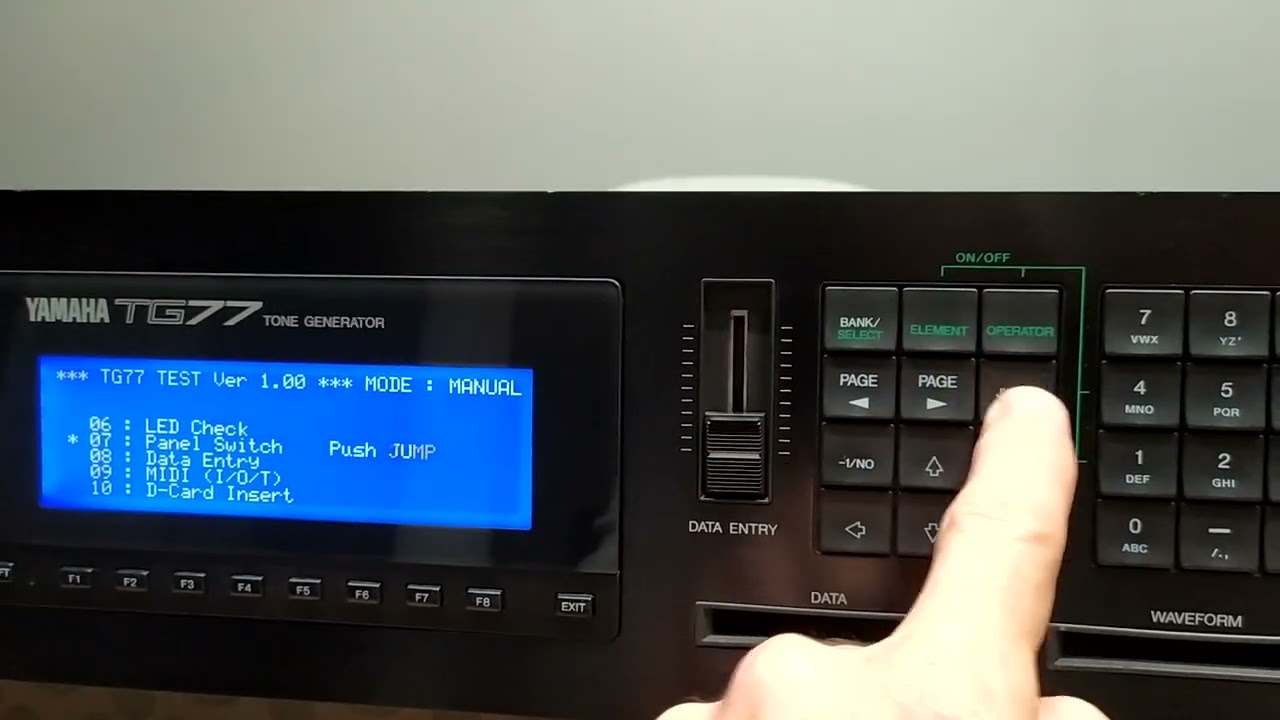 Yamaha TG77 FMシンセサイザー モジュール　ジャンク Yamaha TG77 FMシンセサイザー モジュール ジャンク Yamaha TG77 FM