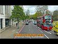 London bus ride route 6  central to northwest londonupper deck views  victoria stn to willesden