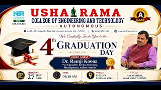 4th Graduation Day Celebrations of Usha Rama college of Engineering & Technology || Delight Media ||