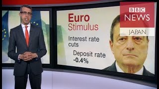 ECB追加緩和　金融政策の限界指摘も