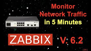 How to monitor network traffic by zabbix  ( Configuration Step by Step )