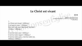 Video thumbnail of "Le Christ est vivant - J. Lecot"