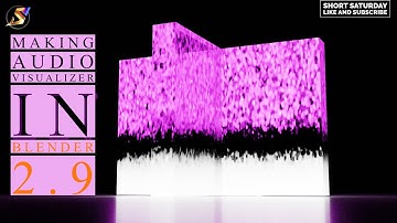 making audio visualizer in blender 2.9