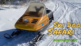 Ski doo safari snowmobile Frankenstein build (Custom build series) by Not your average nurse 21 508 views 2 years ago 8 minutes, 33 seconds
