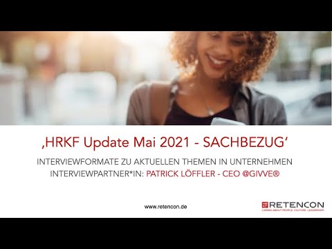 'HRKF Update Mai 2021  - SACHBEZUG' -  mit Patrick Löffler von GIVVE®