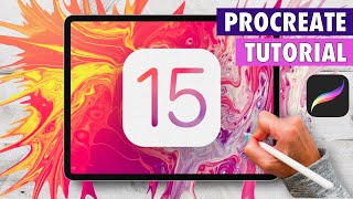 Fun Procreate Tutorial: Recreate the iOS15 Logo