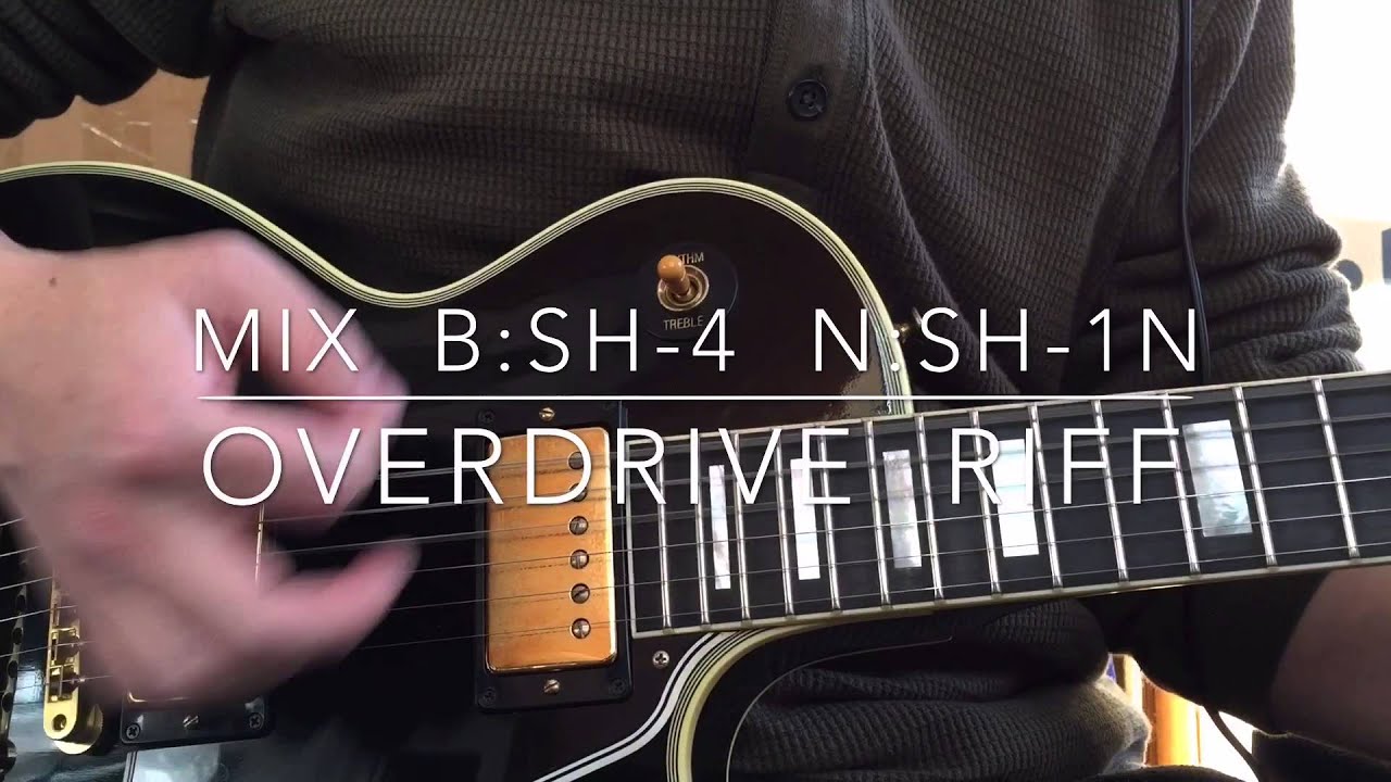 Seymour Duncan SH-4 SH-1n Tone Test 2 Overdrive Riff