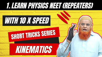1) Kinematics short tricks for Neet and Jee mains 2024 |