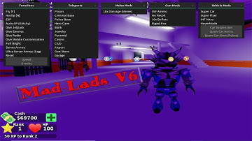 Mad City script Gui ⚡️ Mad-Leads 👉🏼 with TP, fly, walk speed, and much more