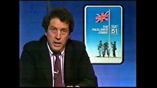 BBC2 Continuity - Newsnight Special - Falklands - 22-5-82